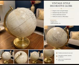 Gold globe