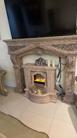 Big fireplace