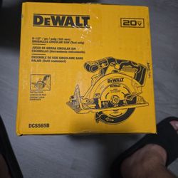 DEWALT 20VMAX 6-1/2"=PO/PULG (165MM) BRUSHLESS CIRCULAR SAW (TOOL ONLY) PRICE IS FIRM 