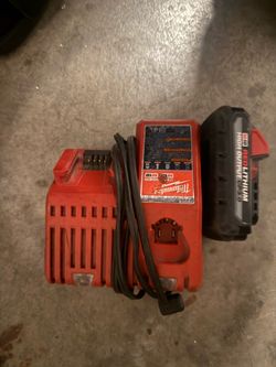 Milwaukee battery and charger