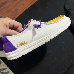Womens LSU HEYDUDE (SIZE 10)