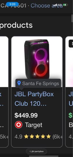Jbl partybox  club 120