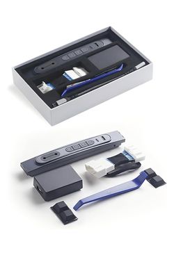 USB Hub for Tesla Model 3 & Model Y 2021 2022 2023, Hidden Docking Station Design, with 4 Physical Buttons, 2-Port (USB & Type-C) Quick Charger and Ce