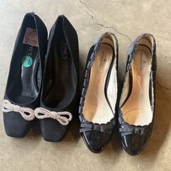 Stylish Black Dress Shoes – Jones New York & Bandolino – Size 7.5