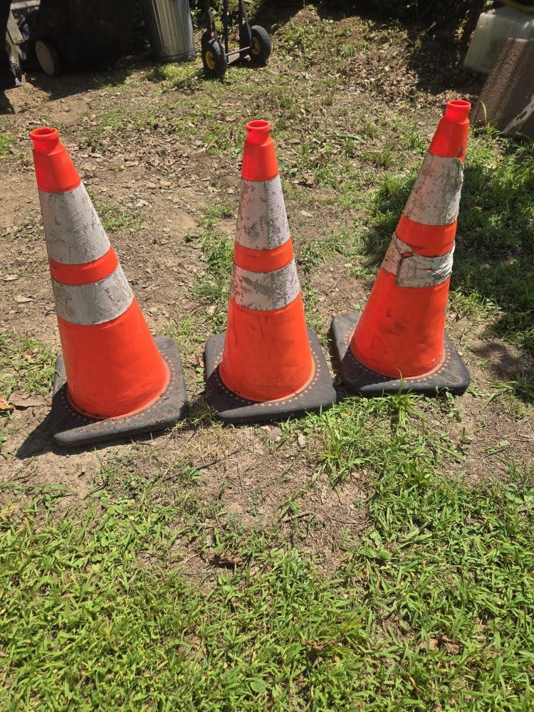 Traffic Cones (3) $10 Each ..All (3) For $25