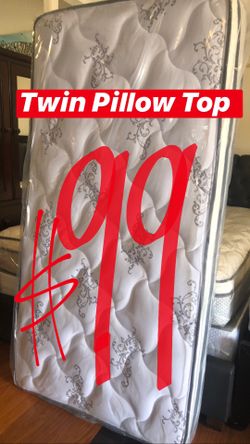 ‼️ LOCATED IN LOS ANGELES ‼️ $20 Delivery Fee ‼️ BRAND NEW PILLOW TOP MATTRESSES💯 COLCHONES NUEVOS PILLOW TOP 💯 Queen $120 ❌ $180 With Box Spr