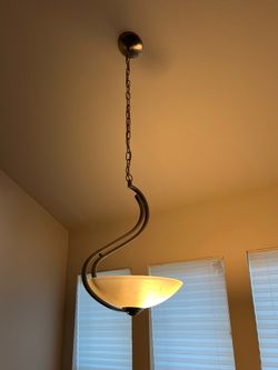 Silver chandelier