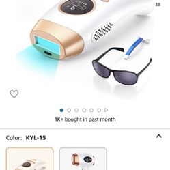 Aopvui IPL Hair Removal, Laser Permanent Hair Removal for Women and Men, 999900 Flashes UPGRADED At-Home Hair Removal Device for Facial Legs Arms Whol