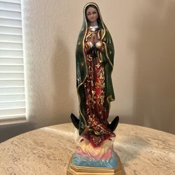 Nueva Virgen De Guadalupe Hecha De Resina 