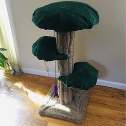 CAT TREE AND SCRATCH PAD