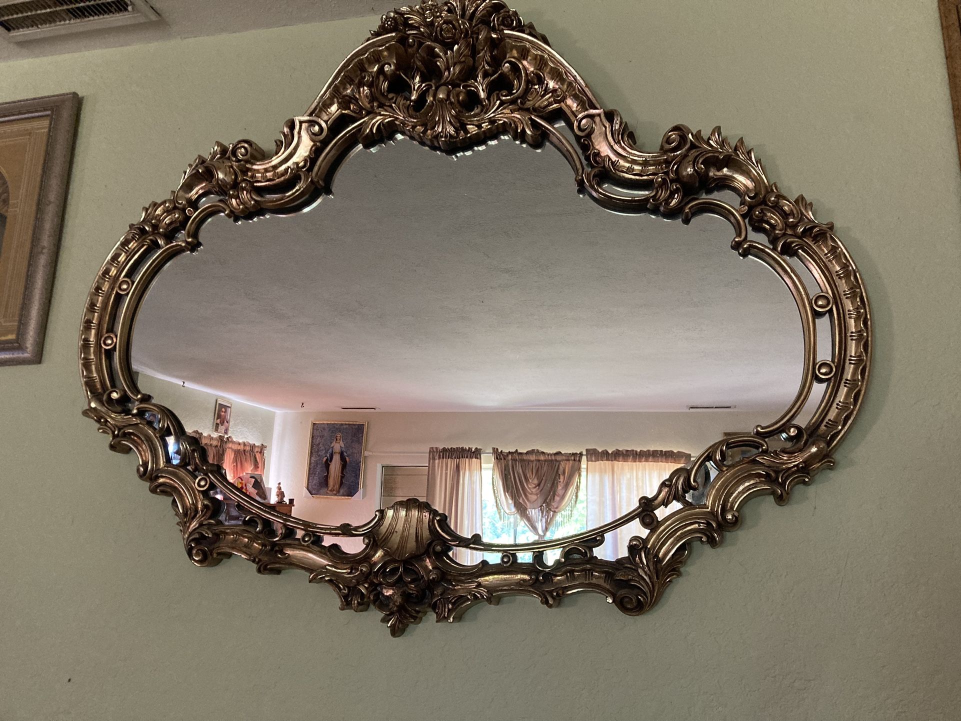 Very Big Vintage Beautiful Mirror