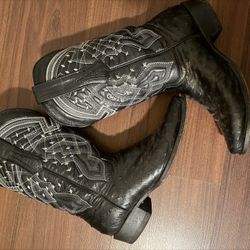 Ostrich Boots (Sz. 9)
