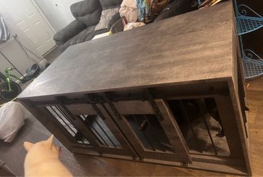 Living room stand and dog kennel
