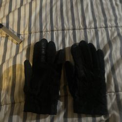 Aris Womens Black Gloves Size M