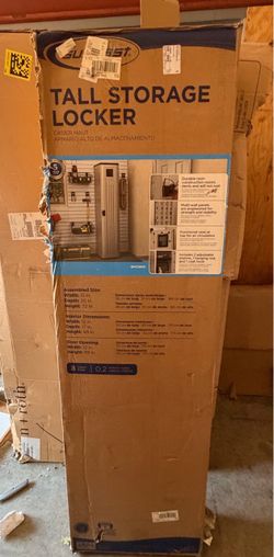 Suncast BMC5800 Tall Storage Locker 72” Resin Garage Cabinet New in Box