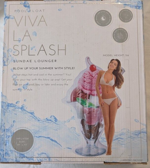New pool float