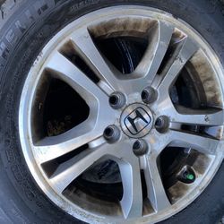 Michelin X-ice Snow Tires On Honda OEM wheels- 205 60R16