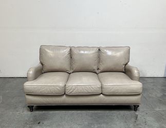 Club Furniture, Wesley Traditional English Arm Leather Sofa