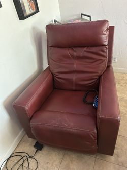 Maroon Lazy Boy Reclining Chair