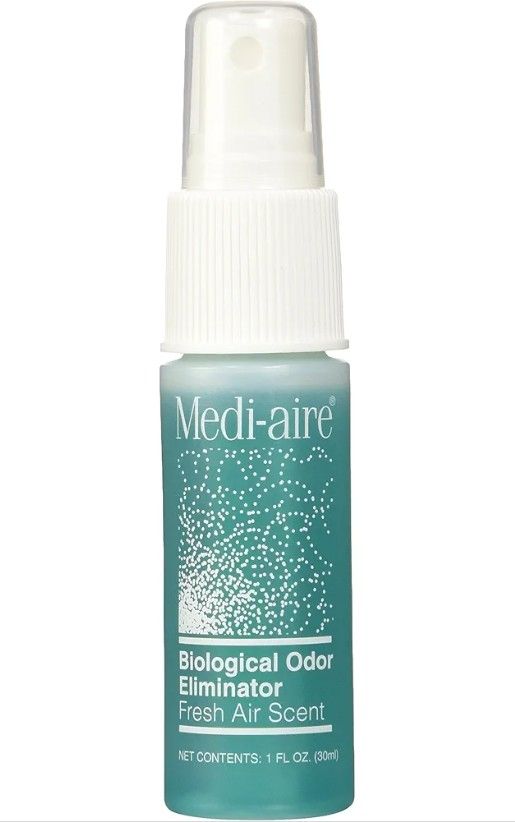 Bard Medi-aire Biological Odor Eliminator - 1 oz Spray Bottle, Green