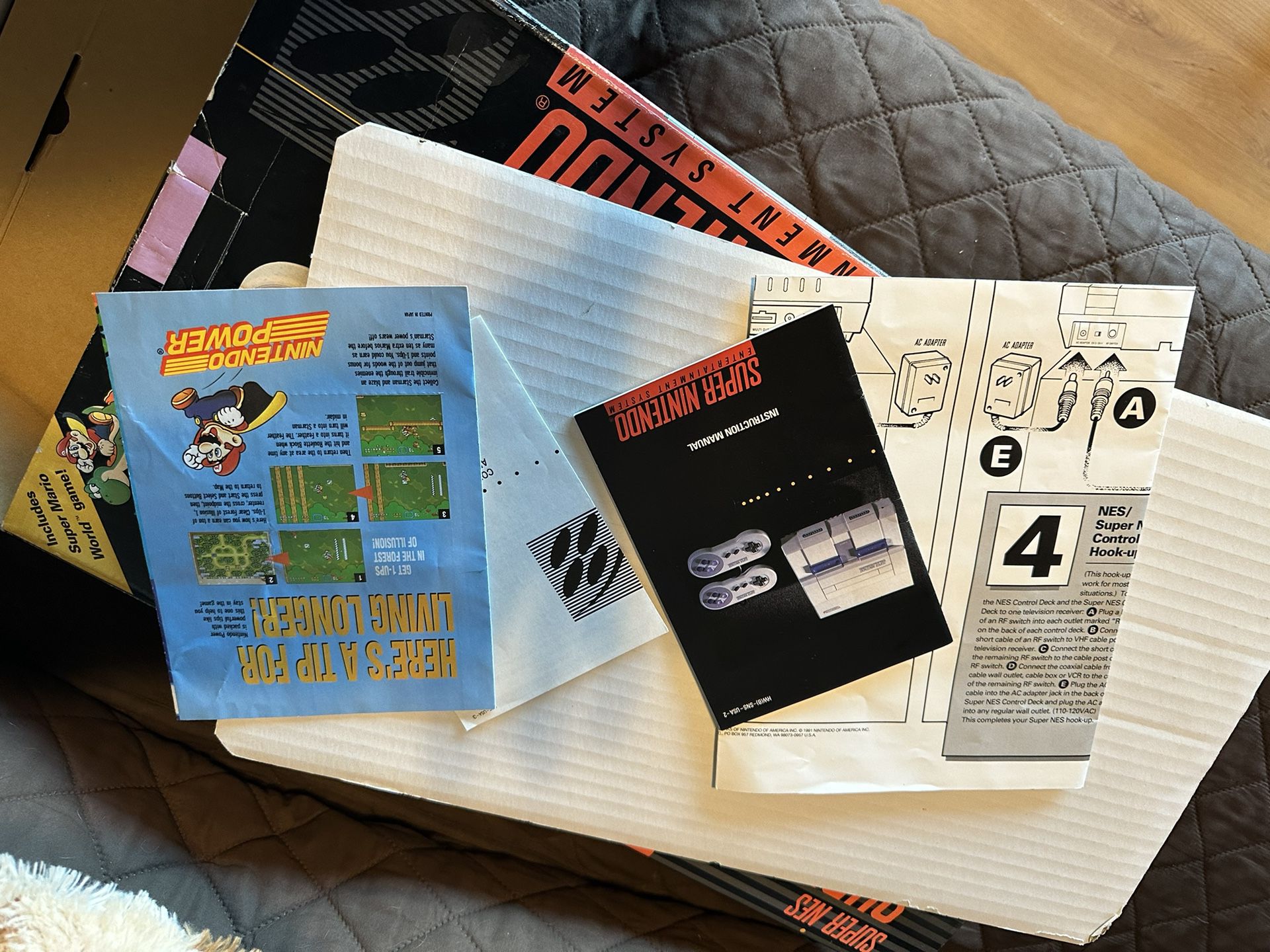 Super NES Super Set Super Nintendo Entertainment System 