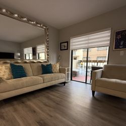 $400 Beautiful Macy’s Sofa & Armchair — MUST GO! 