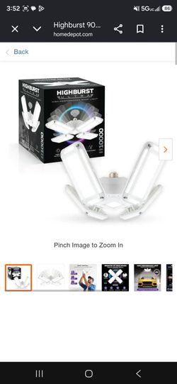 HIGHBURST 4 PANEL LED LIGHT NEW
