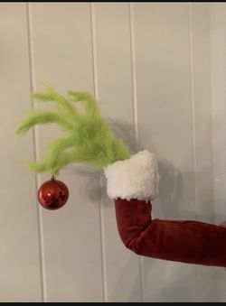 Handmade Grinch Arm For Christmas Tree!