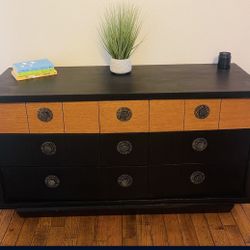 Mid Century Modern Nine Drawer Dresser