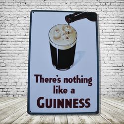 Guinness Beer Vintage Style Antique Collectible Tin Metal Sign Wall Decor