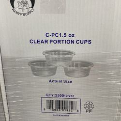 1.5 Ounce Salsa Cups & Lids 
