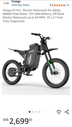 Freego X3 PRO Electric Bike All-terrain 8000W