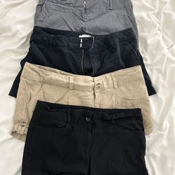 BUNDLE - Women’s Shorts Neutral Colors LOT 4
