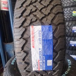 33/12/50/20/ $850 NEW Four Tires AT LT ATLANDER