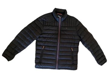 Tommy Hilfiger Packable Natural Down Puffer Jacket Black Medium