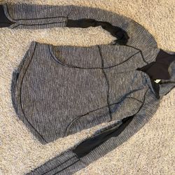 Lululemon Jacket- Gray/blk Pattern Size 2