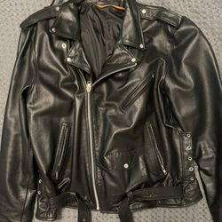 Men’s Leather Riding Jacket