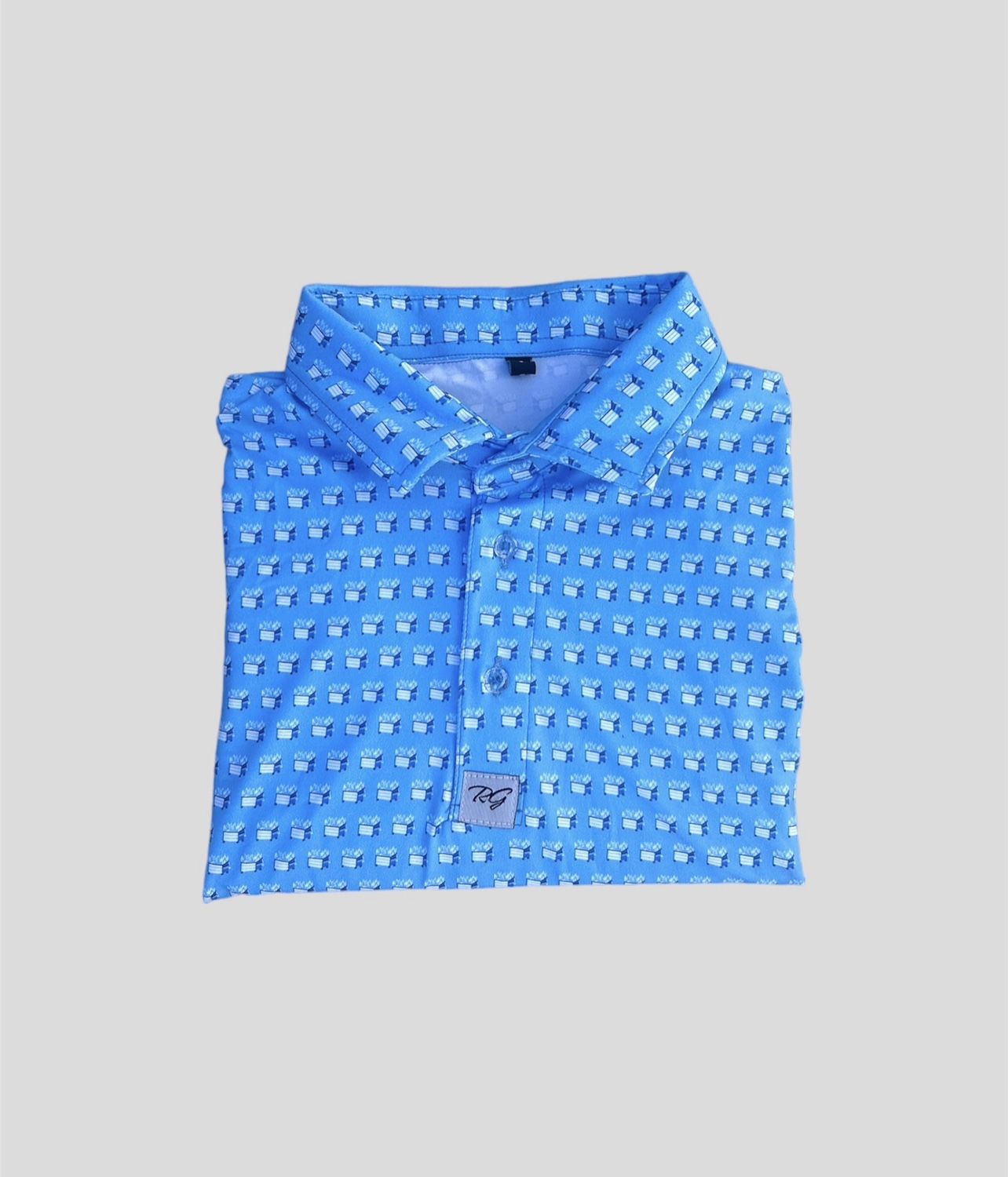 Dumpster Fire Golf Polo