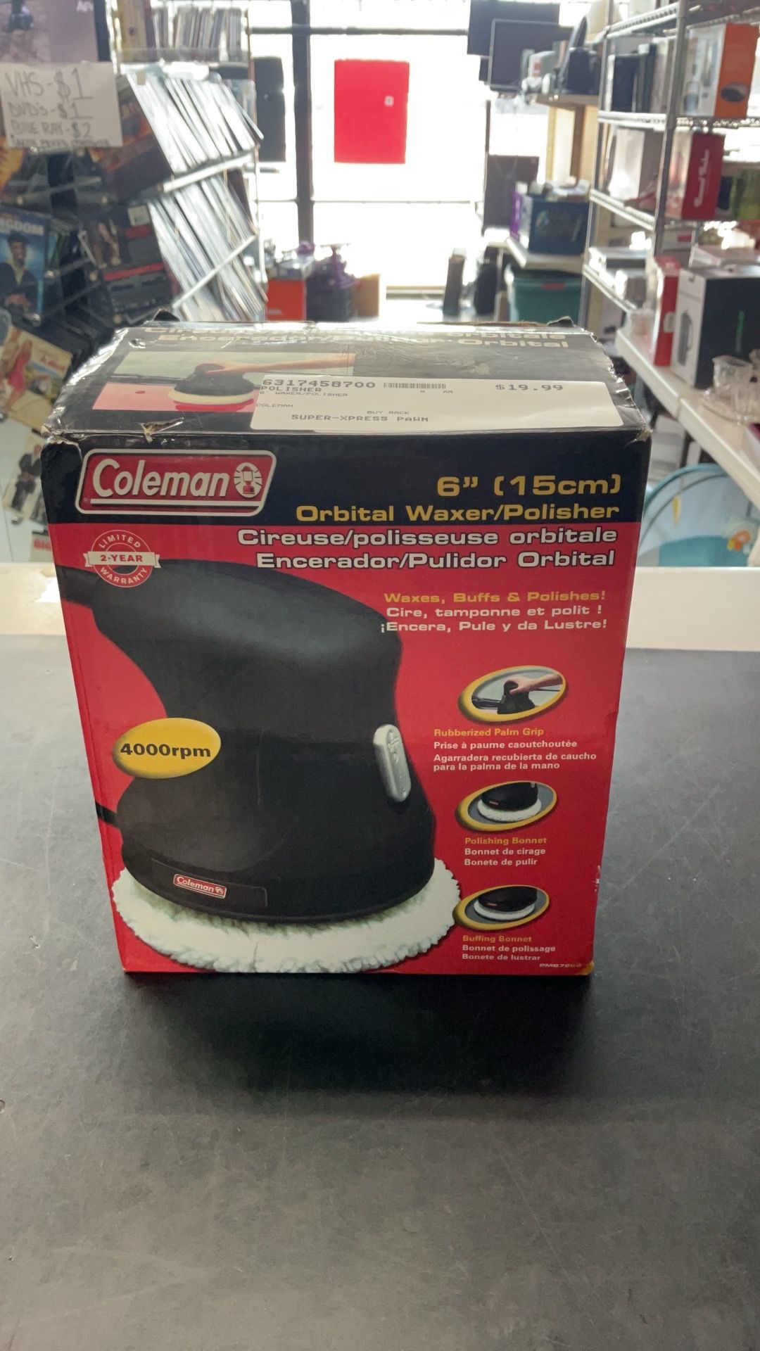 Coleman 6” Orbital Waxer