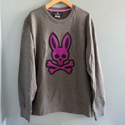 Psycho Bunny Men’s Bailey Heather Storm Sweatshirt