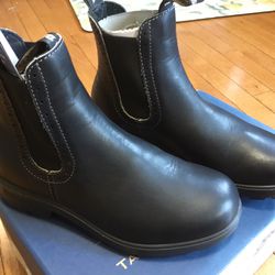 Blundstone Voltan black premium water-resistant leather women boots. Model 1448, 7.5 women’s US size. New