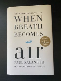 “When Breath Becomes Air” Book - Hardcover