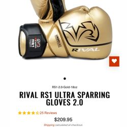 RIVAL BOXING GLOVES 14oz