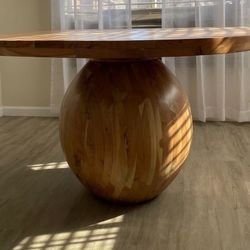 Solid Acacia Wood  Dining Table 