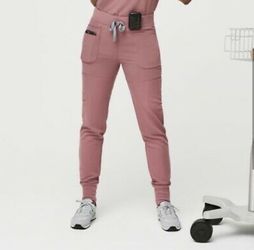Figs Mauve Qua Skinny Jogger Small