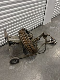 Gorlitz GO-68HD Main Line Drain Snake For Parts It Runs but missing parts