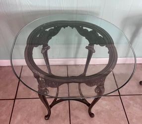 TWO MATCHING SIDE TABLES