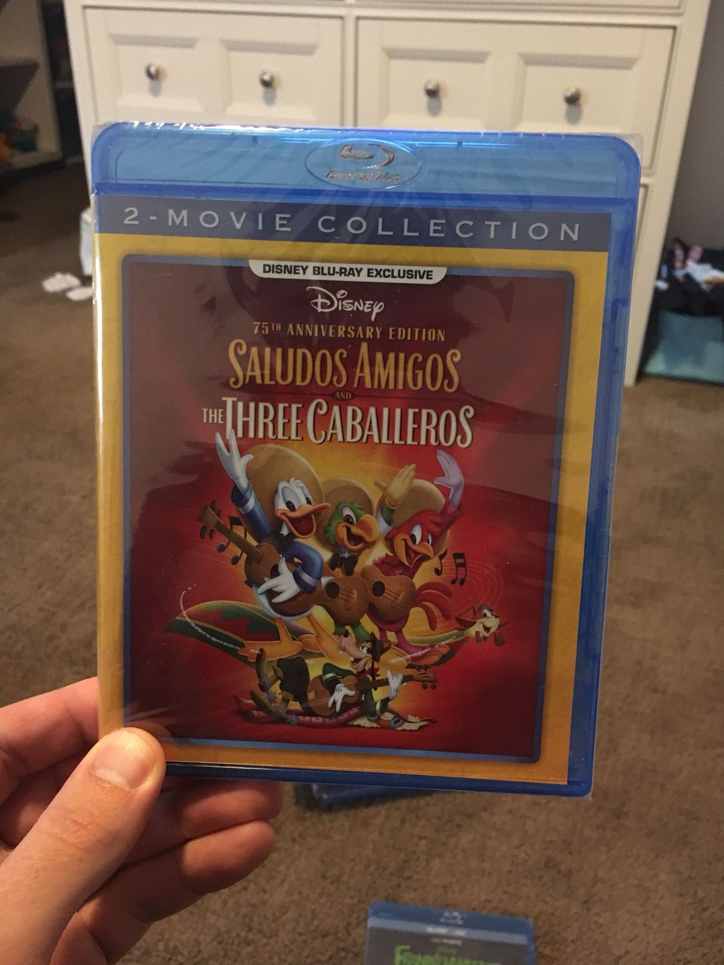 Disney 2 movies blu ray collection saludos amigos and three caballeros