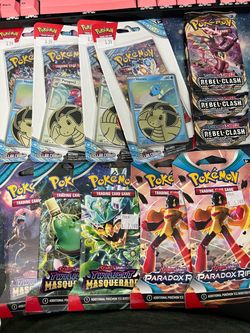 Pokemon Booster Packs & Tin UNOPENED