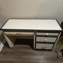 woody desk/vanity